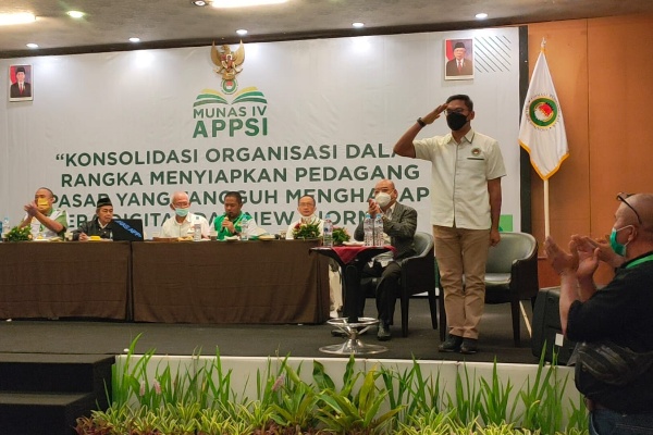 Sudaryono Terpilih Sebagai Ketua Umum Asosiasi Pedagang Pasar Indonesia (APPSI)