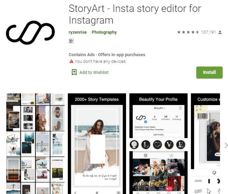 Gambar Daftar Aplikasi Penyedia Template Instagram Story yang Direkomendasikan 7 - SABDAMAYA.COM